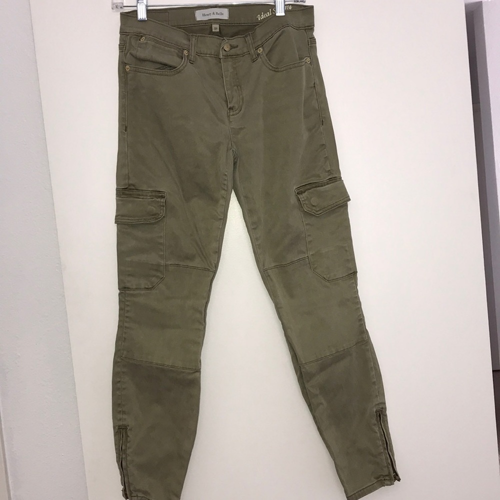 Henry and Belle skinny cargo pants